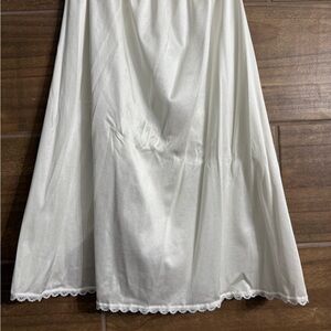 Sears White Skirt with Lace Detail